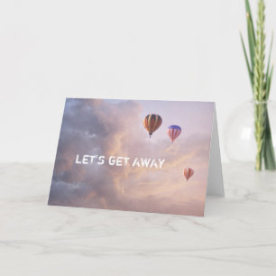 Carte Ballons à air chauds