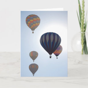 Carte Ballons à air chauds contre le Sun