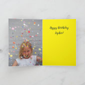 Carte Ballons Arc-En-Ciel Joyeux À La Main (Intérieur)