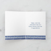 Carte Ballons Bleu Argent Mortier Diplôme Casquette Dipl (Intérieur)