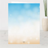 Carte Ballons bleu et or bleu photo arrière - plan (Dos)