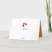 Carte Ballons Citrouilles Merci d'anniversaire d'Hallowe (Dos)