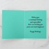 Carte Ballons colorés et roues modifiables Anniversaire (Intérieur)