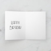 Carte Ballons d'anniversaire. Ajouter un nom. (Intérieur)