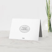 Carte Ballons d'anniversaire noirs avec Sparkler (Dos)