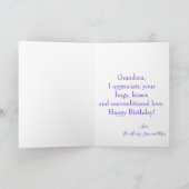 Carte Ballons d'anniversaire pour grand-mère Photo (Intérieur)