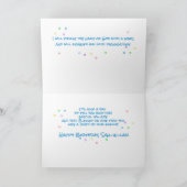 Carte Ballons d'anniversaire religieux célébré par le be (Intérieur)