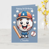 Carte Ballons De Baseball Joyeux Enfants Anniversaire Pe (Fleur jaune)