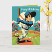 Carte Ballons De Baseball Joyeux Enfants Anniversaire Pe (Fleur jaune)