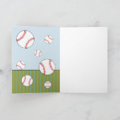 Carte Ballons De Baseball Joyeux Enfants Anniversaire Pe (Intérieur)