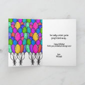 Carte Ballons de citations sarcastiques amusants Joyeux  (Intérieur)