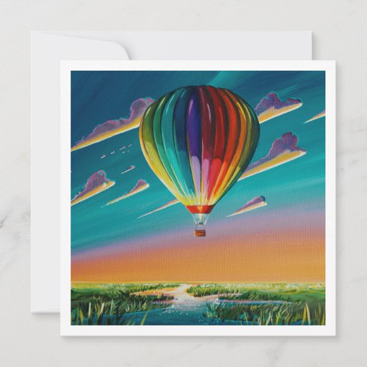 Carte Ballons de montée et de brillance - Mini impressio (Devant)