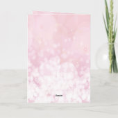 Carte Ballons de Parties scintillant rose glamour 80e an (Dos)