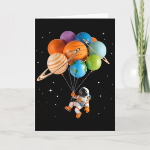 Carte Ballons de planète d'astronaute Système solaire Es