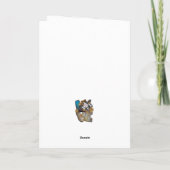 Carte Ballons de vache 1er anniversaire (Dos)