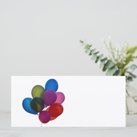 Carte ballons gonflables (Debout devant)