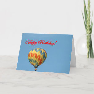 Carte Ballons, Joyeux anniversaire