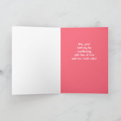 Carte Ballons roses d'anniversaire personnalisés (Intérieur)