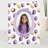 Carte Ballons violets (Devant)