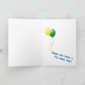 Carte Ballons volants Bundle Joyeux anniversaire (Intérieur)
