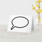 Carte Ballons Word (Fleur jaune)