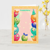 Carte ballooned-up (Fleur jaune)