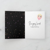 Carte Balloons et Confetti pour le 6e anniversaire (Intérieur)