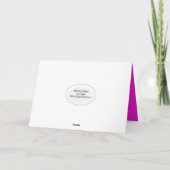 Carte Ballotte d'anniversaire avec cheveux (Dos)