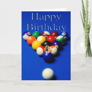 Carte Balls d'anniversaire