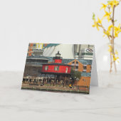 Carte Baltimore Porte Intérieur Sept Pieds Phare Knoll (Fleur jaune)