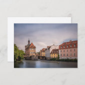 Carte Bamberg Allemagne (Devant / Derrière)