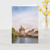 Carte Bamberg Allemagne (Fleur jaune)