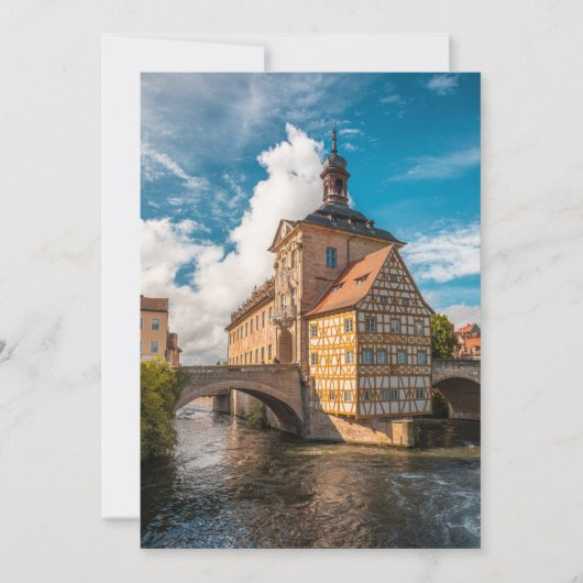 Carte Bamberg Allemagne (Devant)
