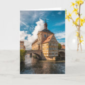 Carte Bamberg Allemagne (Fleur jaune)