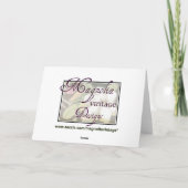Carte Bambou de vert de joyeux anniversaire (Dos)