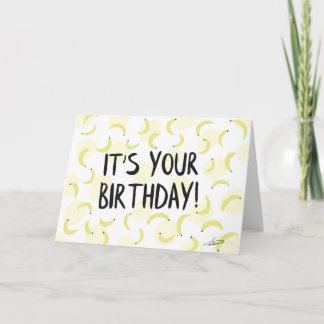 Carte Banana Anniversaire