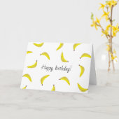 Carte Banana folle (Fleur jaune)