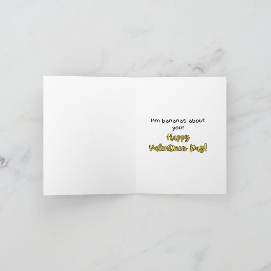 Carte Banana Love (Intérieur)