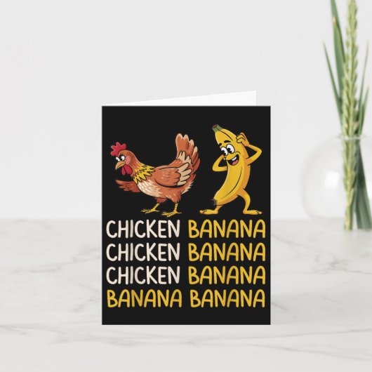 Carte Banane de poulet (Devant)