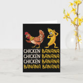 Carte Banane de poulet (Fleur jaune)