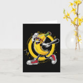 Carte Banane Drôle (Fleur jaune)