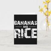Carte Bananes et riz (Fleur jaune)