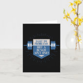 Carte Banc Bodybuilding Pour Hommes Motivation Powerlift (Fleur jaune)