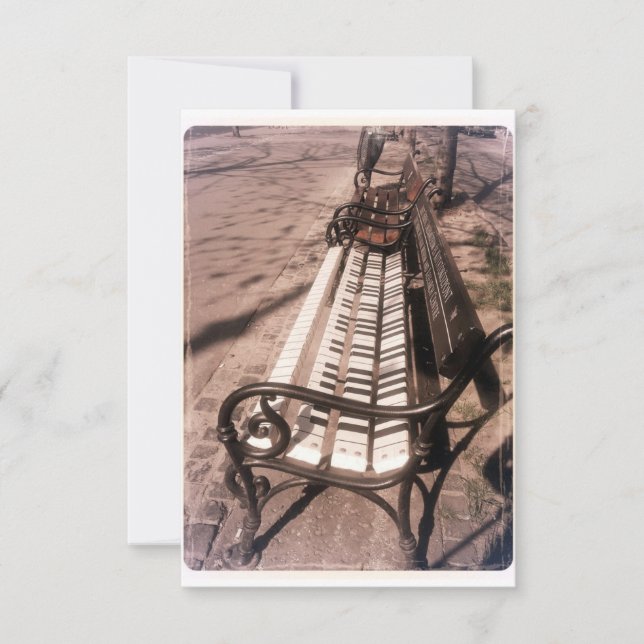 Carte Banc de piano (Devant)