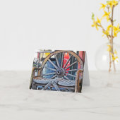 Carte Banc de roues, alpin, TX (Fleur jaune)