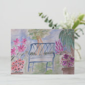 Carte Banc d'été (Debout devant)