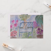 Carte Banc d'été (Devant/Arrière en situation)