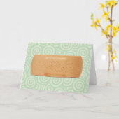 Carte Bandage Get Well (Fleur jaune)