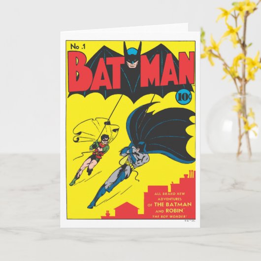 Carte Bande dessinée Batman #1 (Fleur jaune)