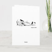 Carte Bande dessinée d'Edward Lear de félicitations de (Dos)